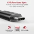 Promate cCord-1 Fabric Braided USB-A to USB-C Data Sync & Charge Cable 1M